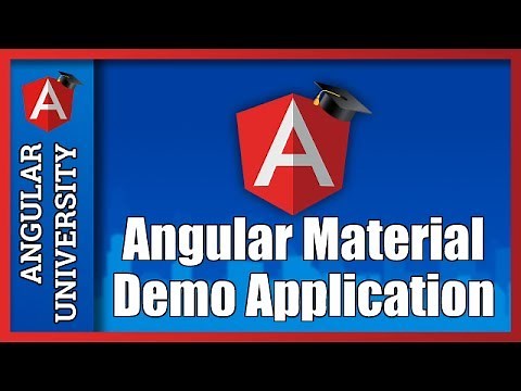 💥 Angular Material Design - Tutorial For Running the Official Demo App Using The Angular CLI