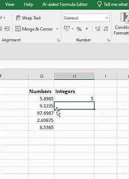 How to Use INT Function in Excel | Round Down Numbers Easily
