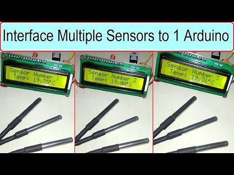 Interfacing Multiple DS18B20 Temperature Sensor to Arduino/Microcontroller