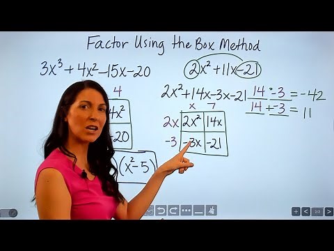 Box Method of Factoring (Easy tutorial!)