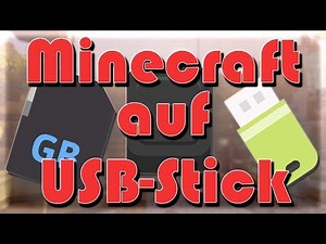 Minecraft auf USB-Stick / externen Geräten spielen [Tutorial]