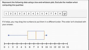 Worked example: Creating a box plot (even number of data points)