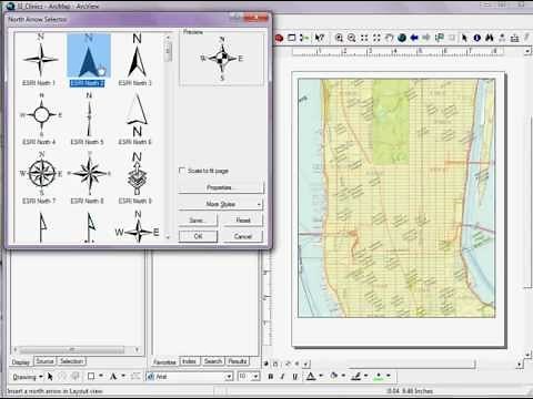 GIS Tutorial: Changing your map's orientation (rotating the data frame) in ArcMap