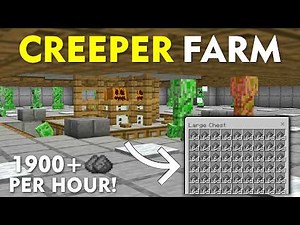 Easiest Creeper Farm Tutorial For Minecraft 1.21 Java!