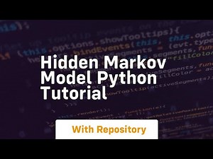 hidden markov model python tutorial