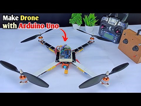 How to make Drone with Arduino | How to make drone at home | DIY Arduino Drone