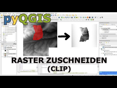 Raster zuschneiden (Clip) mit python in QGIS