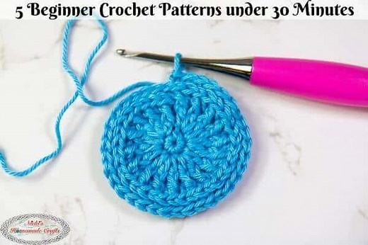 25  Quick & Easy 30 Minute Crochet Projects for Beginners