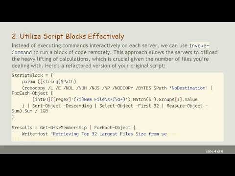 Solving the Powershell Robocopy Challenge: How to Retrieve the Sizes of the Top 32 Largest Files