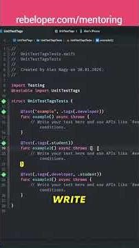This Xcode Testing Trick Saves Hours ⏱️