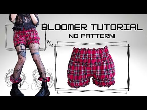 Beginner friendly bloomer + clown collar tutorial / no pattern / last minute clown halloween costume