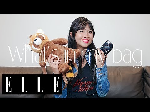 【ビーバドゥービー】初来日👏Z世代を代表する歌姫がバッグの中身を初披露✨｜what's in my bag｜ ELLE Japan