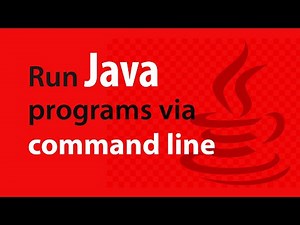 Run Java programs on the command line with arguments
