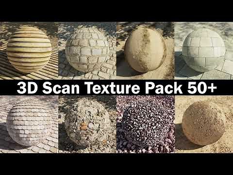 TexturenPacket + Tutorial PBR Texturen in Blender 3.1