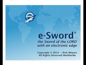 E-sword tutorial PC version: bibles/dictionaries