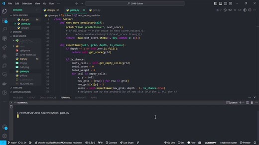 A fun AI solver for 2048 by Maaz Imam and Muhammad Usman | Ashad Qureshi posted on the topic | LinkedIn