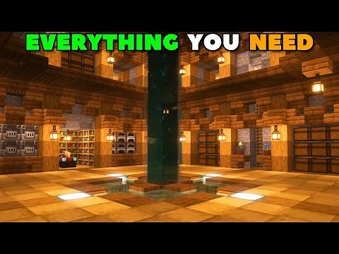 Minecraft: ULTIMATE Underground Base Tutorial (how to build 1.21)