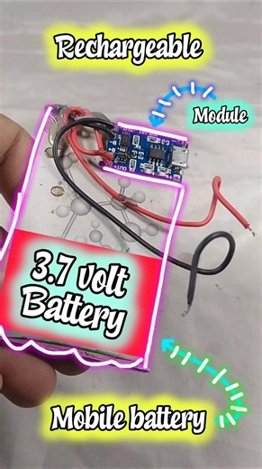 3.7V Li-ion Battery Module Practical Test | RC Motor Output | LED Status Explained