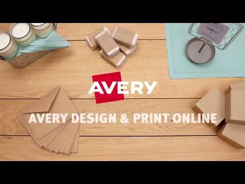 Easily Personalize and Print Avery® Products with Free Avery Design & Print Online
