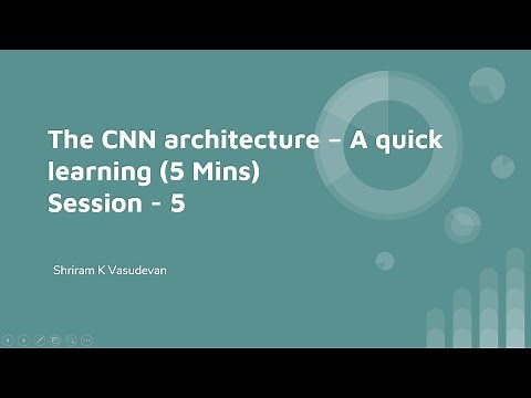 5. CNN architecture in 5 minutes - A Quick Learning