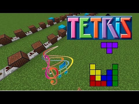 Minecraft: Tetris Theme with Note Blocks (easy version)