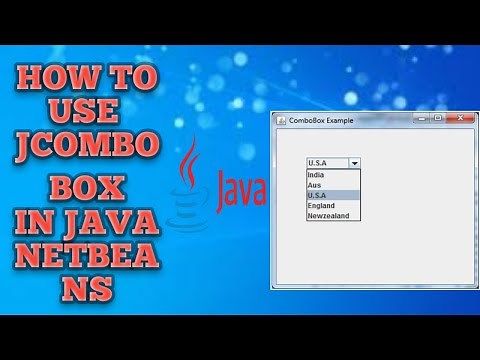 JCombobox in java netbeans | Java ComboBox | How to use Combo Box in java | Combo box in java