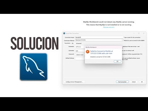 Error "Could not connect to MySQL on 127.0.0.1 as root" in Windows 11/10/8/7 Workbench