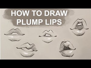HOW TO DRAW PLUMP LIPS | drawing tutorial | ati_art123