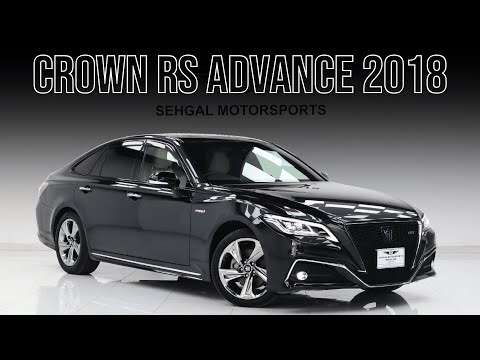 Toyota Crown RS Advance 2500cc Hybrid 2018 – Luxury Sedan Detailed Review | Black & White Interior