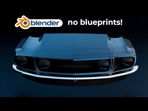 How to Model Cars in Blender (No Blueprints Needed!)