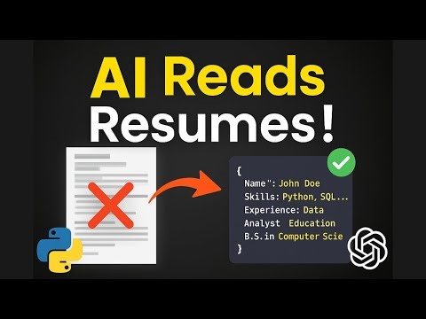 Building Resume Parser in Python using OpenAI + Pydantic Extract ANY Info with Python + OpenAI