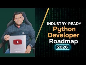 Python Developer Roadmap for 2026 | Industry-Ready Python Developer Roadmap 2026 #python