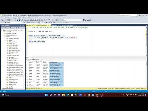 How to sum multiple columns in SQL Server