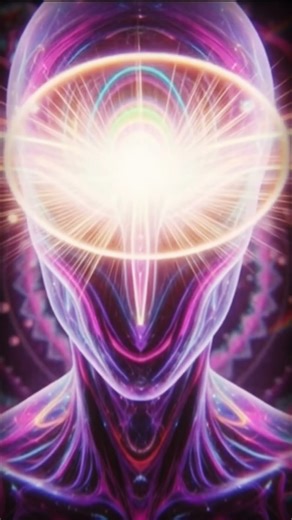 Psychedelic Light Alien 👽✨ | Glowing Entity From Another Dimensio #ai #alien #being