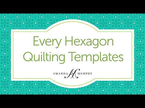 Good Measure Every Hexagon Quilting Templates by Amanda Murphy for Brewer Sewing