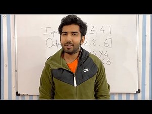 Leetcode - 238 : Product of Array Except Self | Solution Explained | Java