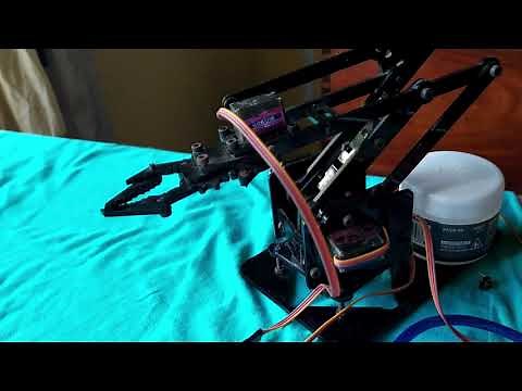 BRAZO ROBOTICO CON ARDUINO PROGRAMACION