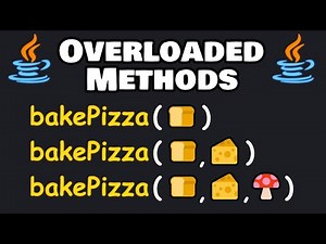 Learn Java overloaded methods in 6 minutes! 🍕
