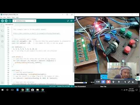 Display Bar Graph Code in Arduino IDE