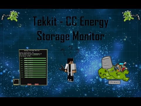Tekkit - Computercraft Energy Storage Monitor Program
