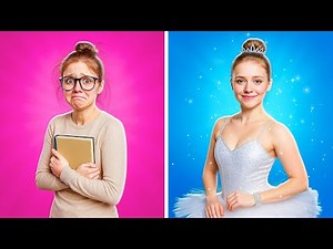 NERD TRANSFORMS INTO BALLERINA QUEEN 💃✨ Incredible Glow Up