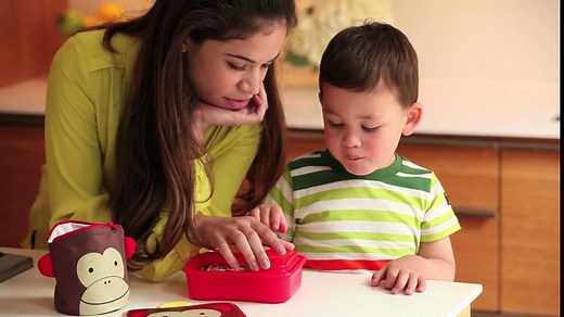 Skip Hop Kids Lunch Box, Zoo Lunchie, Monkey