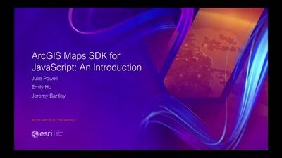 ArcGIS Maps SDK for JavaScript: An Introduction