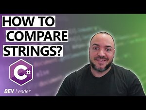 Beginner's Guide For Comparing Strings in C#