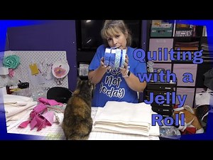 Make a Quilt as You Go Quilt with 2 1/2 " Strips of Fabric/Jelly Roll