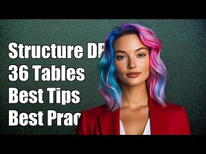 How to Structure a Database with 36 Tables: Best Practices and Tips
