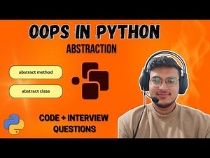 Python OOP: Abstraction Explained | Abstract Classes & Methods