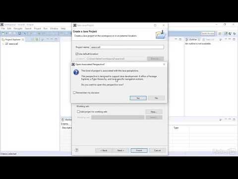 Tutoriel Eclipse : Créer un projet Java | video2brain.com
