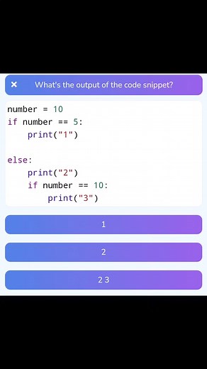 3.9K views · 50 reactions | What is the output of following Python Code? #python | Python Coding | Facebook