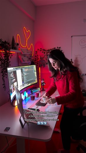 Zeynep Küçük Woman Engineer on Instagram: "📍Learning to code and becoming a data scientist without a background in computer science or mathematics is absolutely possible, but it will require dedication, time, and a structured approach. ✨👌🏻 🖐🏻Here’s a step-by-step guide to help you get started: 1. Start with the Basics: - Begin by learning the fundamentals of programming. Choose a beginner-friendly programming language like Python, which is widely used in data science. - Online platforms lik